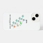 RNA de andere chemische structuur van nucleïnezuur iPhone Hoesje (Achterkant horizontaal)