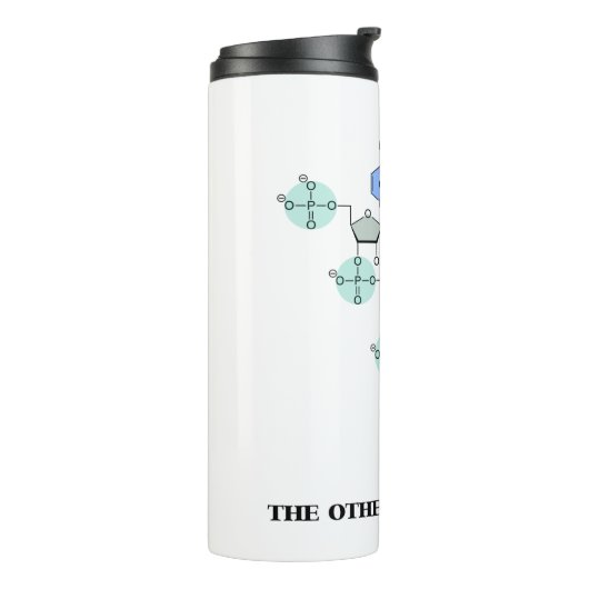 RNA de andere chemische structuur van nucleïnezuur Thermosbeker (Gedraaid links)