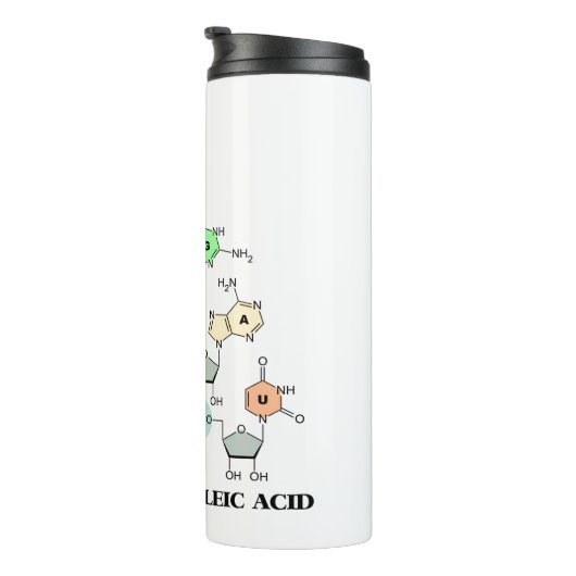 RNA de andere chemische structuur van nucleïnezuur Thermosbeker (Geroteerd rechts)