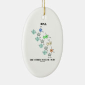 RNA het andere nucleïnezuur (chemische structuur) Keramisch Ornament (Rechts)