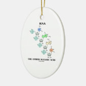 RNA het andere nucleïnezuur (chemische structuur) Keramisch Ornament (Links)