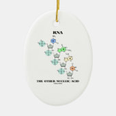 RNA het andere nucleïnezuur (chemische structuur) Keramisch Ornament (Voorkant)