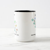 RNA het andere nucleïnezuur (chemische structuur) Tweekleurige Koffiemok (Center)