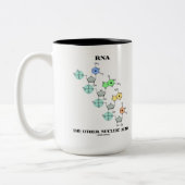 RNA het andere nucleïnezuur (chemische structuur) Tweekleurige Koffiemok (Links)