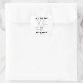 RNA Messenger RNA Molecular Bio Vierkante Sticker (Tas)