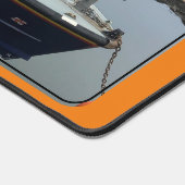 RNLI Lifeboat, Port Askaig, Islay, Schotland op ee Bureaumat (Hoek)