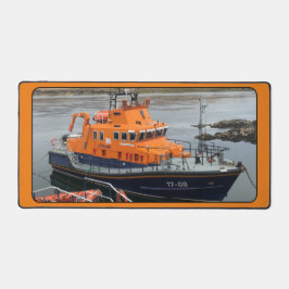 RNLI Lifeboat, Port Askaig, Islay, Schotland op ee Bureaumat