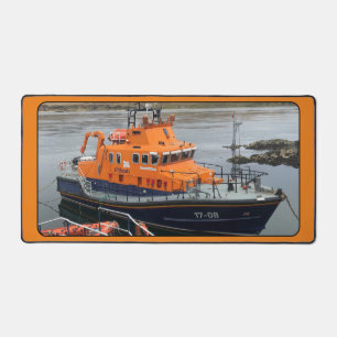 RNLI Lifeboat, Port Askaig, Islay, Schotland op ee Bureaumat
