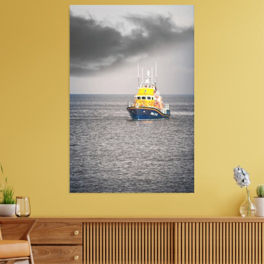 RNLI Lifeboot Canvas Afdruk (Insitu (Woonkamer))