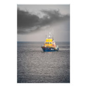 RNLI Lifeboot Foto Afdruk (Voorkant)