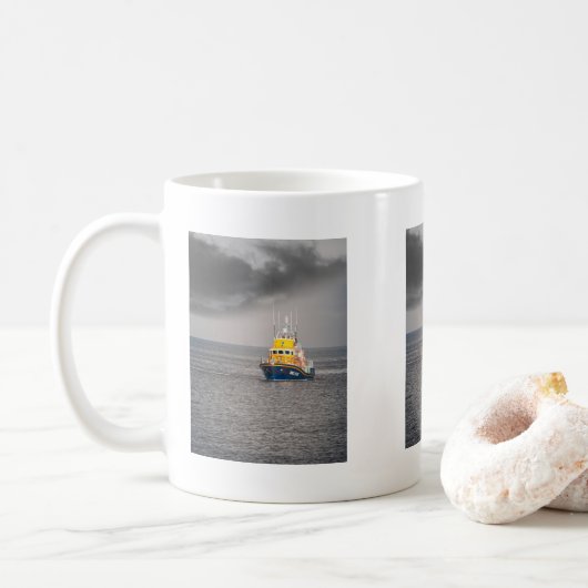 RNLI Lifeboot Koffiemok (Met donut)