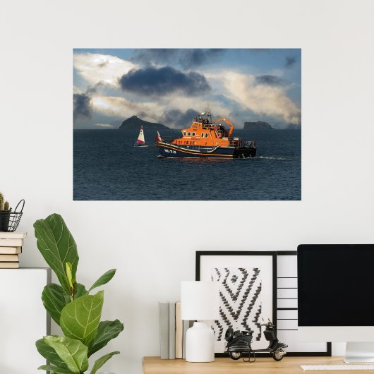 RNLI Lifeboot Torbay Poster (Thuiskantoor)