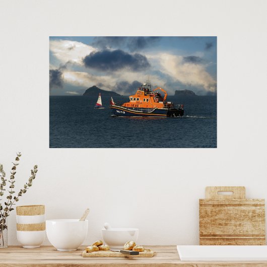 RNLI Lifeboot Torbay Poster (Keuken)