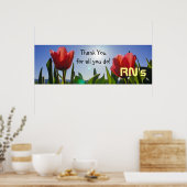 RN's Dank je posters prints Verpleegkundige Week V (Keuken)