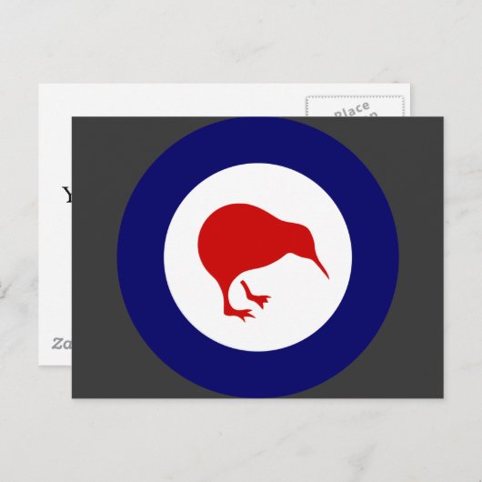 Rnzaf afgerdel, Nieuw-Zeeland Briefkaart (Voorkant / Achterkant)