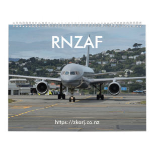 RNZAF — ZK-ARJ (grote maand van 2 pagina) Agenda Kalender