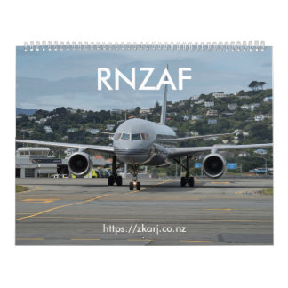 RNZAF — ZK-ARJ (grote maand van 2 pagina) Agenda Kalender