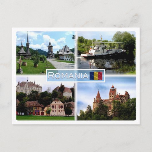 RO Barsana - Donaudelta - Sighisoara - Briefkaart (Voorkant)