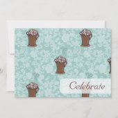 Ro-cacao, uitnodiging van 5 x 7 inch (Voorkant)