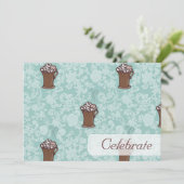 Ro-cacao, uitnodiging van 5 x 7 inch (Staand voorkant)