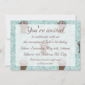 Ro-cacao, uitnodiging van 5 x 7 inch (Achterkant)