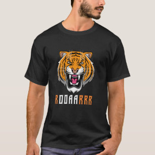 Roaaarrr Wildlife Dier Schattigee Tijgers Grote Ka T-shirt