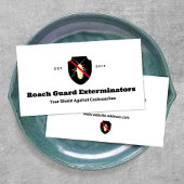 Roach Exterminator ongediertebestrijding Visitekaartje