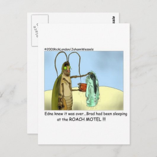 Roach Infidelity Funny Gifts, T - shirts & Collect Briefkaart (Voorkant / Achterkant)