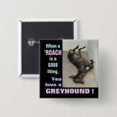 Roach Love Vierkante Button 5,1 Cm (Voorkant /achterkant)