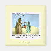 Roach Motel Funny Cartoon Magnet (Voorkant)