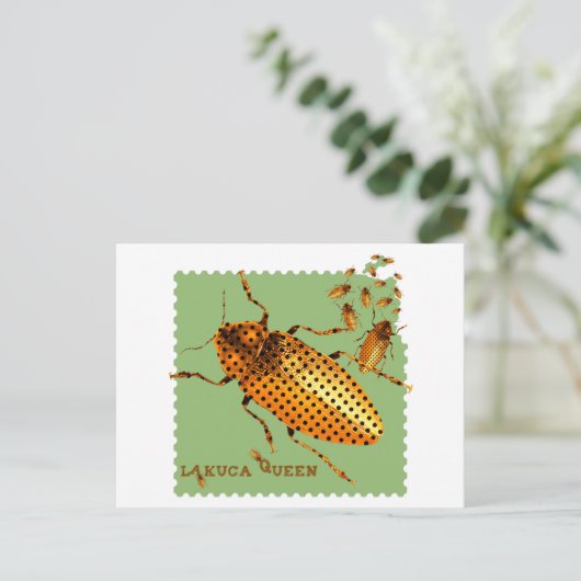 Roach Queen Briefkaart (Staand voorkant)