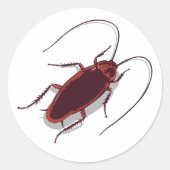 Roach! Ronde Sticker (Voorkant)