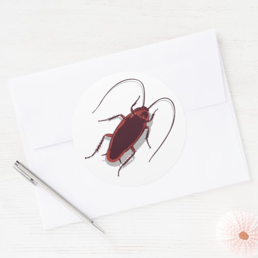 Roach! Ronde Sticker (Envelop)
