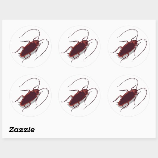 Roach! Ronde Sticker (Vel)