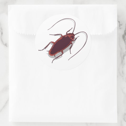 Roach! Ronde Sticker (Tas)