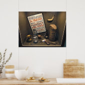 Road Agent Henry Plummer Diorama - Montana Poster (Keuken)