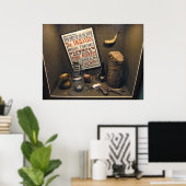 Road Agent Henry Plummer Diorama - Montana Poster (Thuiskantoor)