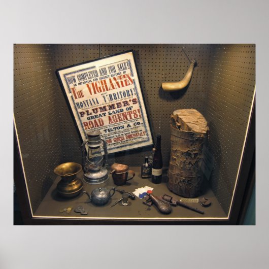 Road Agent Henry Plummer Diorama - Montana Poster (Voorkant)