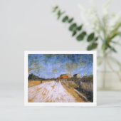 Road Beside Paris Rampart Van Gogh Fine Art Briefkaart (Staand voorkant)