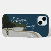 Road bike, klimmen, fietsen digitale print Case-Mate iPhone case (Achterkant (horizontaal))
