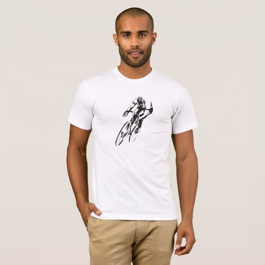 Road Bike Racing Front T-shirt (Voorkant volledig)