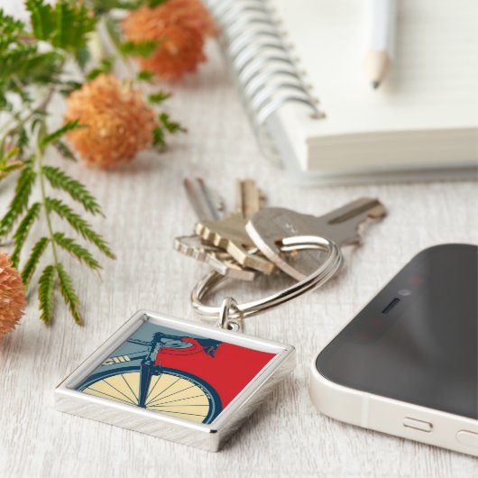 Road Bike sleutelhanger (Zijkant)