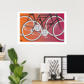Road Bikes-Print Poster (Thuiskantoor)