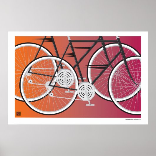 Road Bikes-Print Poster (Voorkant)