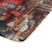 Road Block by Norman Rockwell Snijplank (Hoek)