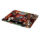 Road Block by Norman Rockwell Snijplank (Hoek)