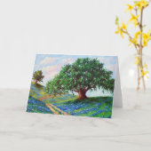 "Road Bluebonnet" (Lege Kaart) Kaart (Gele Bloem)