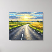 Road Canvas Afdruk (Voorkant)