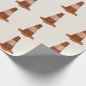 Road Cone Oranje Taraffic kegel Cadeaupapier (Hoek)