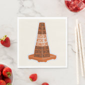 Road Cone Oranje Taraffic kegel Servet (Insitu)